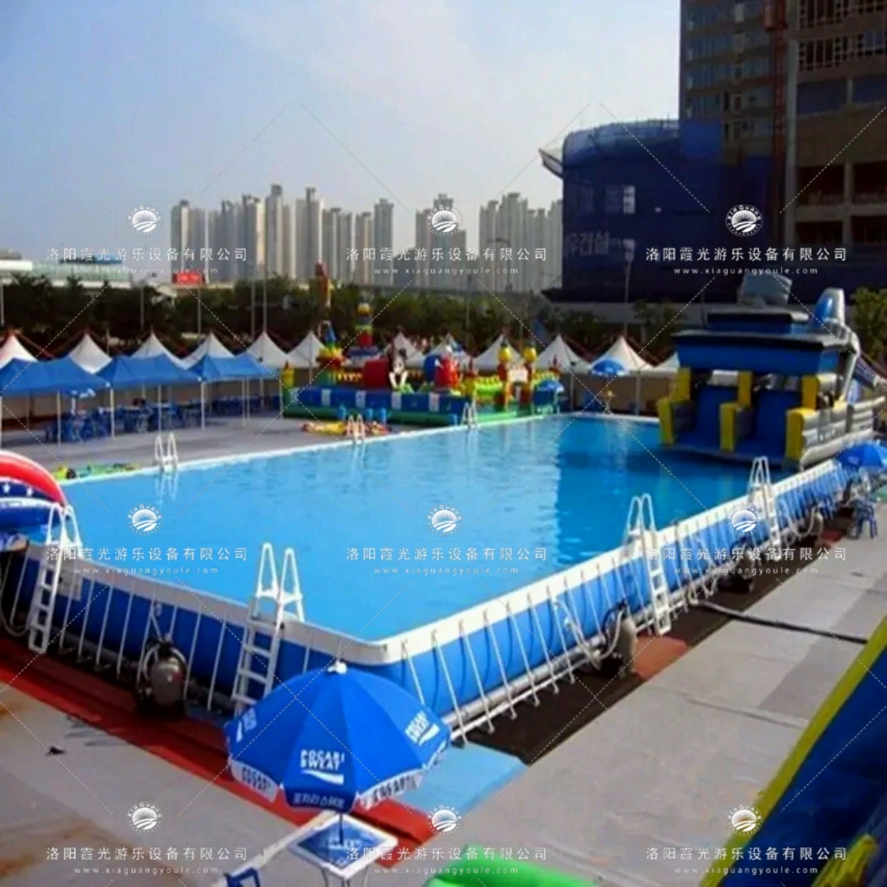 天津支架泳池